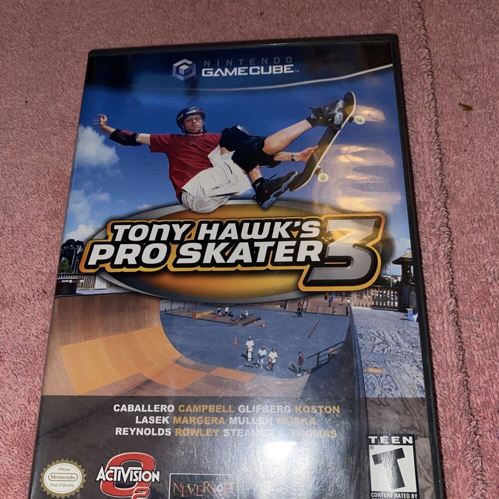 Nintendo Tony Hawk's Pro Skater 3 GameCube 2001 CIB Manual Tested